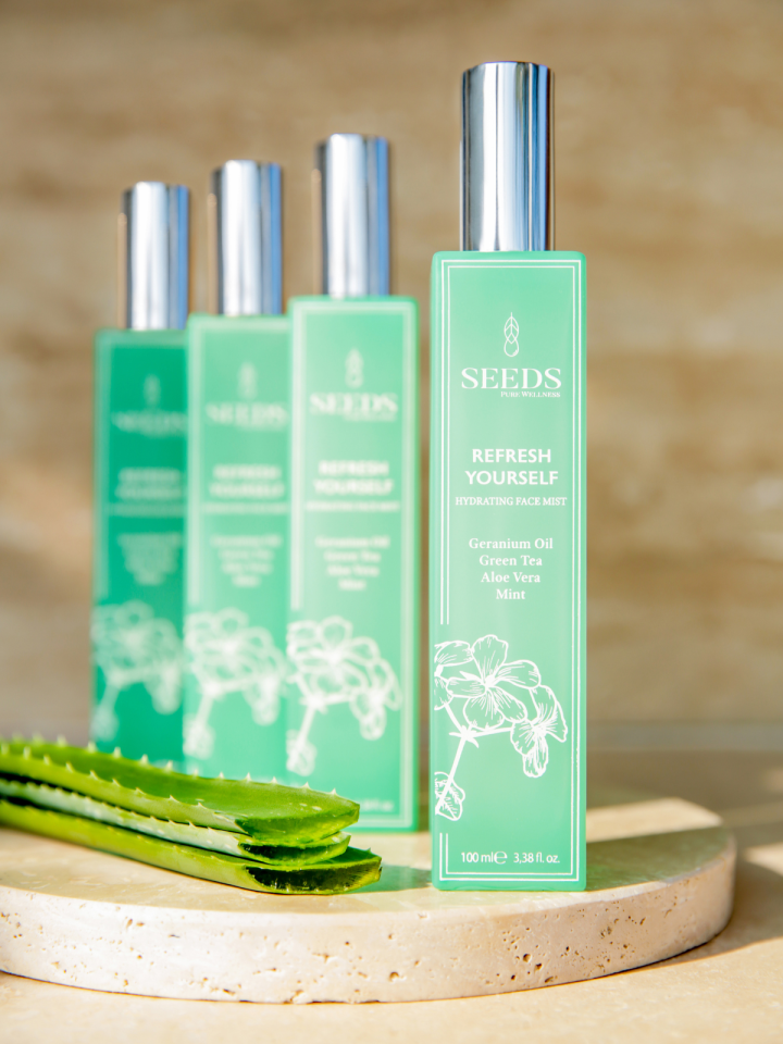 NEMLENDİRİCİ YÜZ SPREYİ- ITIR, ALOE VERA, YEŞİL ÇAY